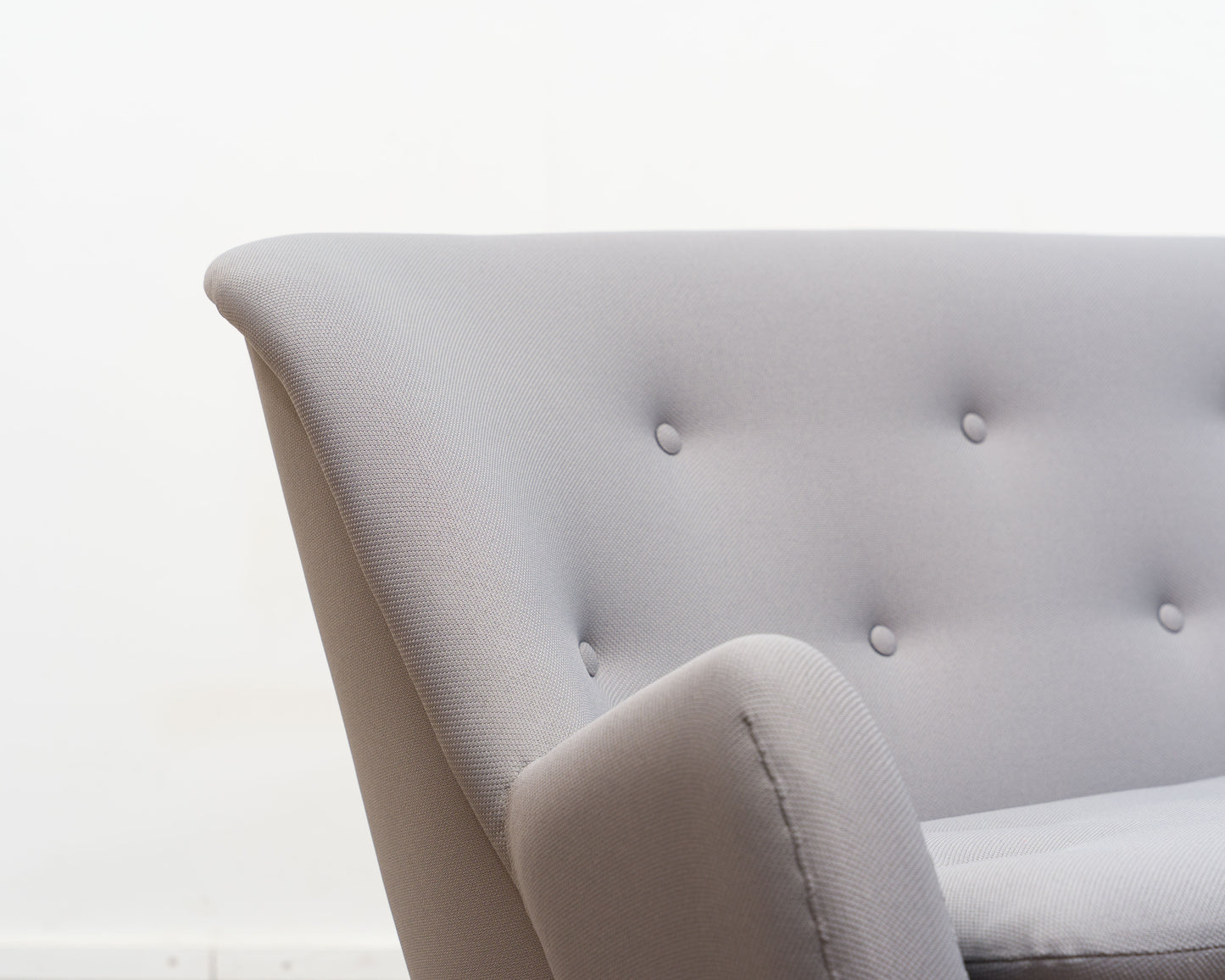 2.5-seater cocktail sofa, 1950s. Professionally restored