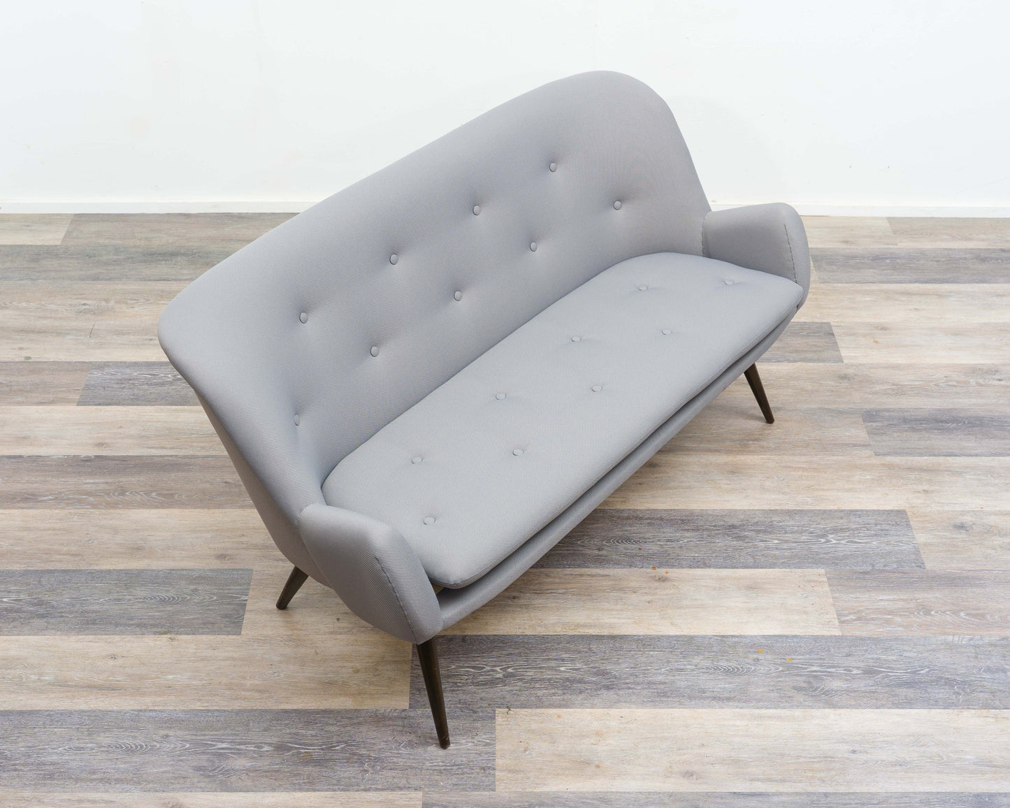 2.5-seater cocktail sofa, 1950s. Professionally restored