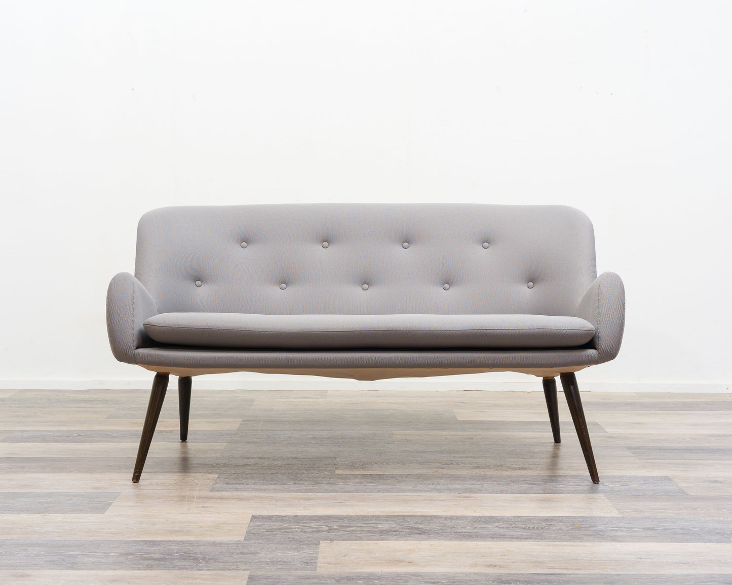 2.5-seater cocktail sofa, 1950s. Professionally restored