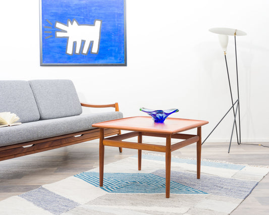 Dänischer Couchtisch Design, Grete Jalk, Teakholz 60er Jahre