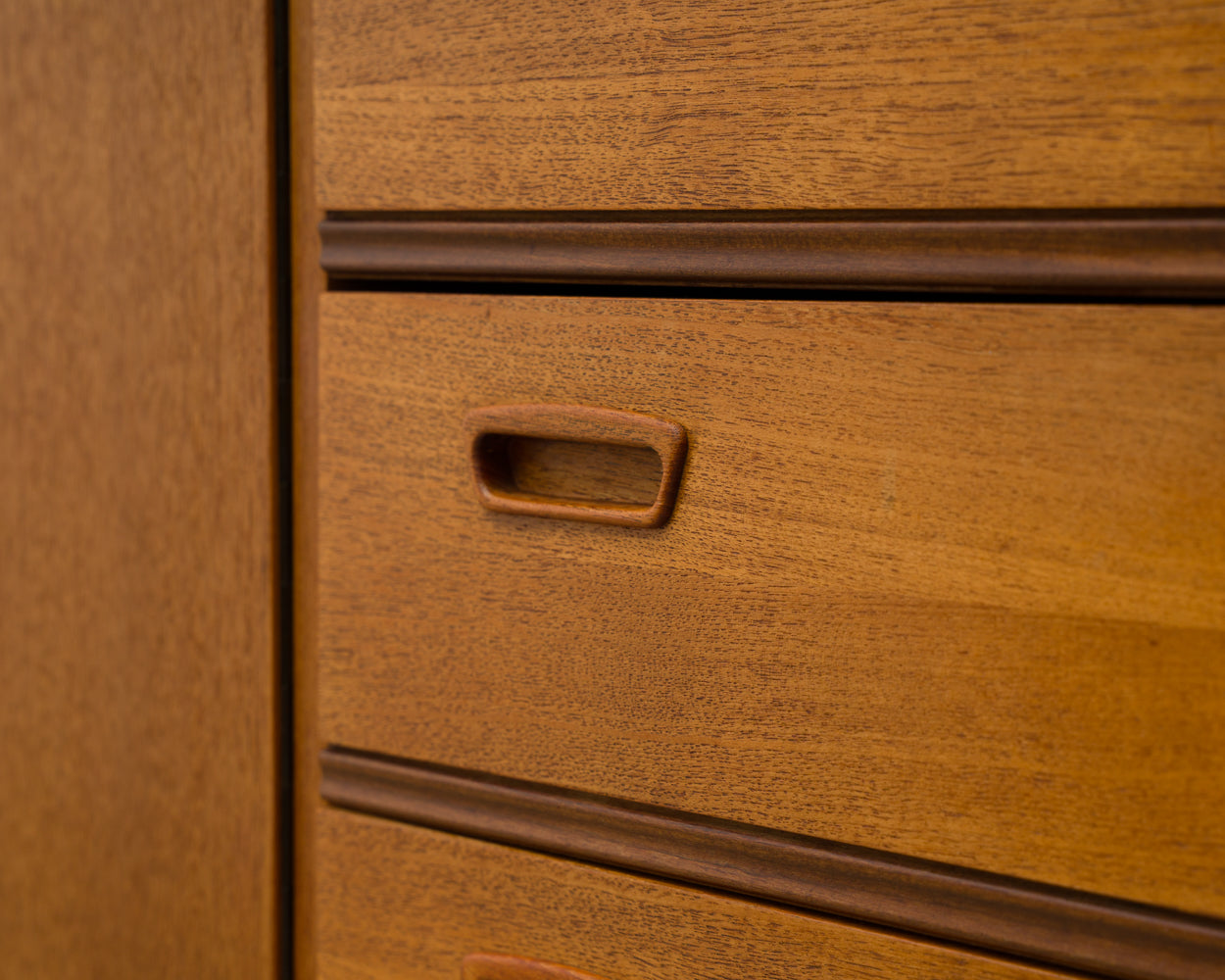 Teakholz Sideboard im Skandinavische Design, Hersteller Bartels