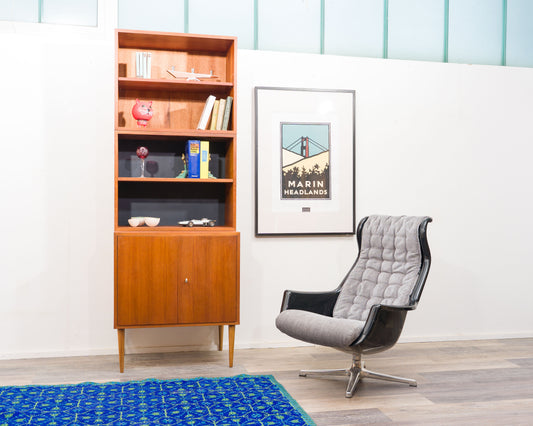 Space-Age-Sessel, Lounge-Sessel. Design: Alf Svenson & Yngvar Sandström für Dux Sweden