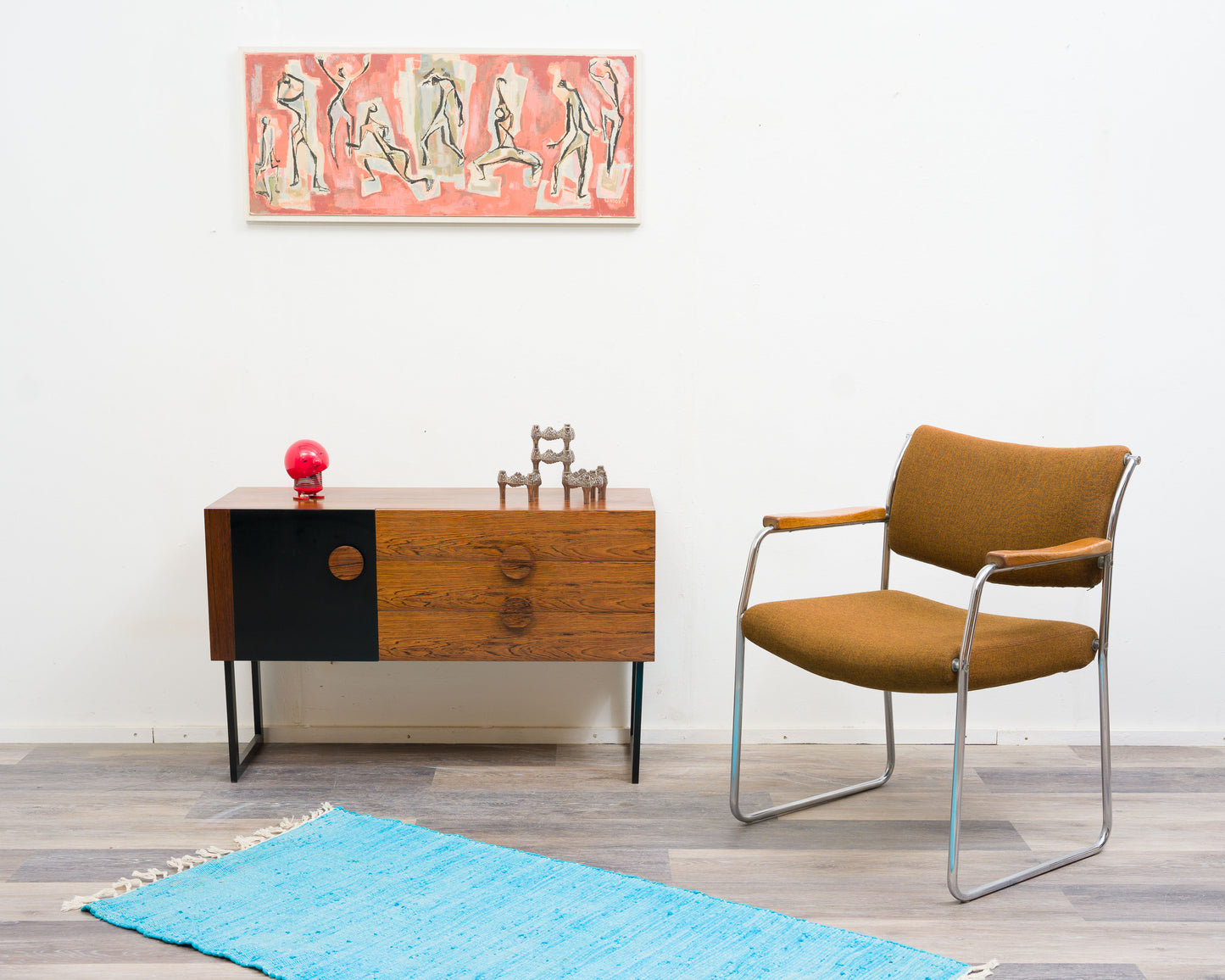 70s xs sideboard in rosewood, restored.