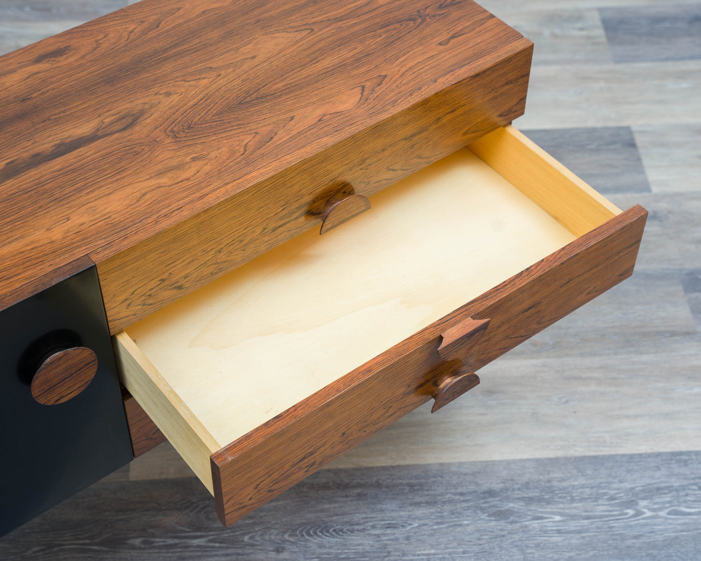 70s xs sideboard in rosewood, restored.