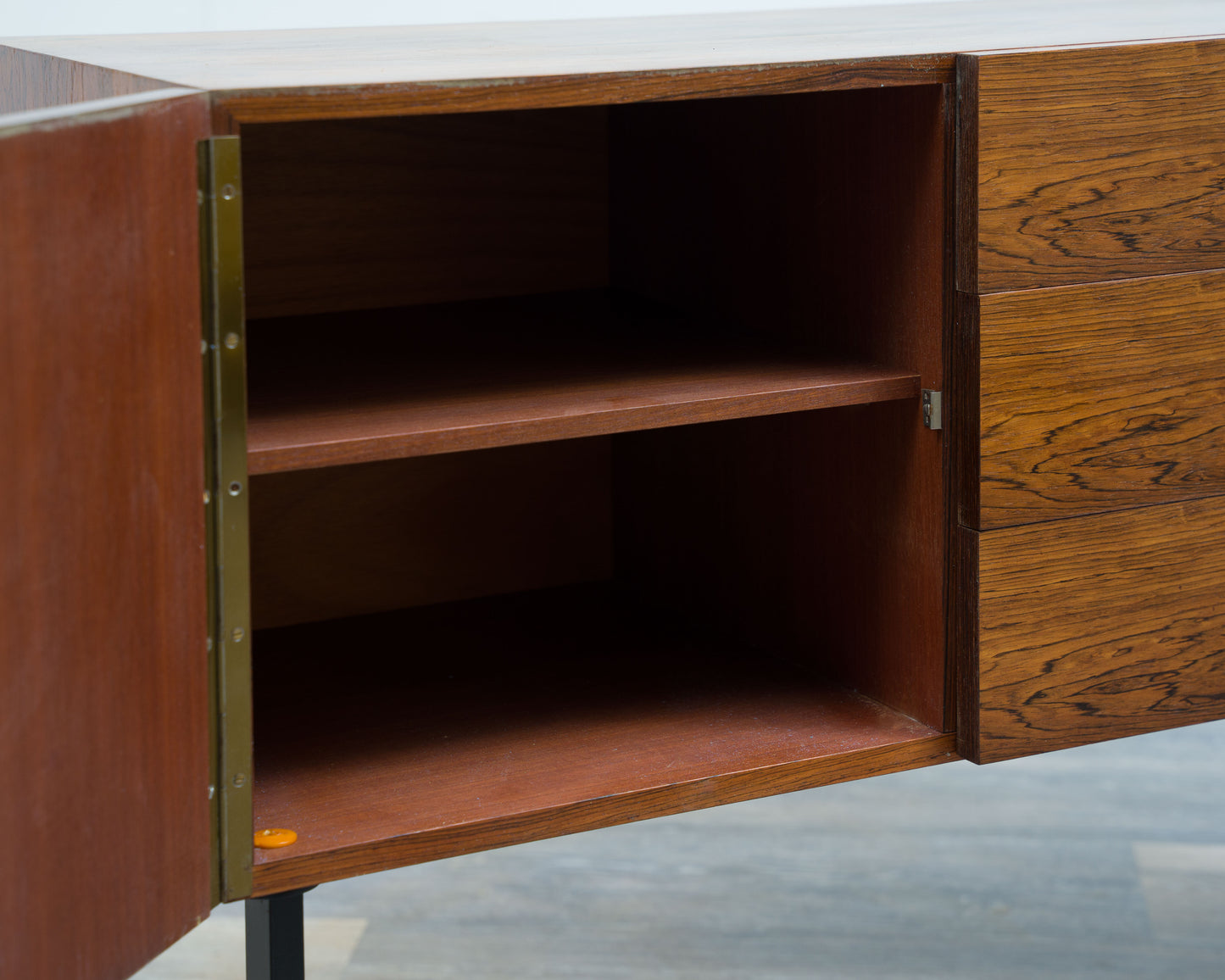 70s xs sideboard in rosewood, restored.