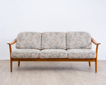Canapé vintage 3 places des années 70, fabricant Wilhelm Knoll, Mid-Century