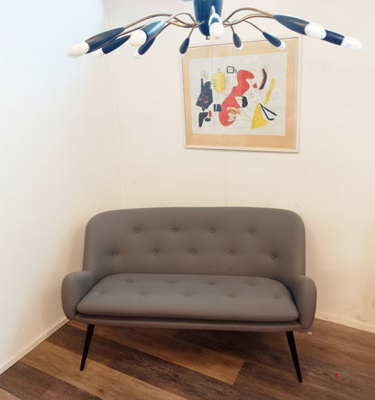 50er-Jahre-Deckenleuchte/Sputnikleuchte, 12-flammig