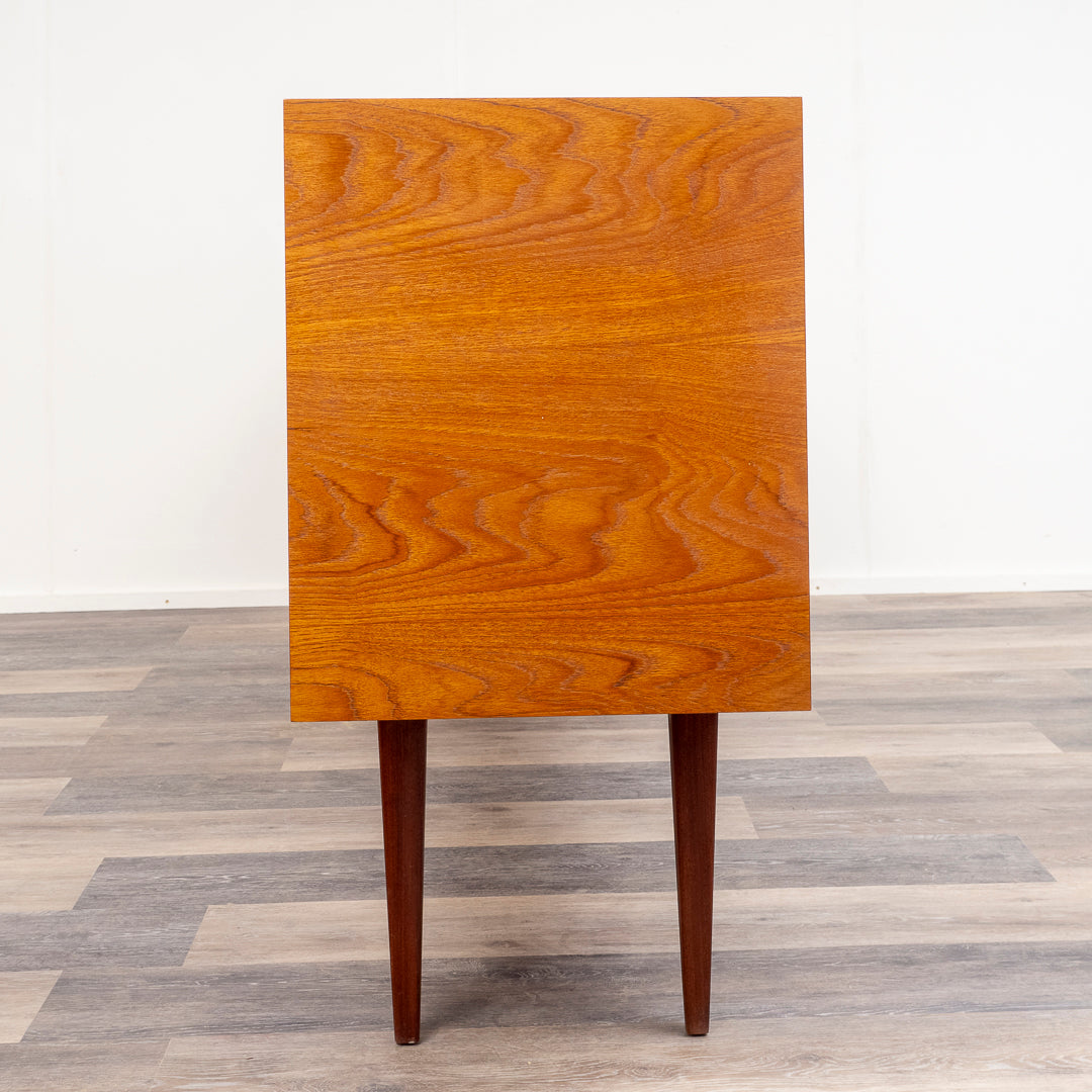 60er Jahre Sideboard, Teak, Glastür, 233cm