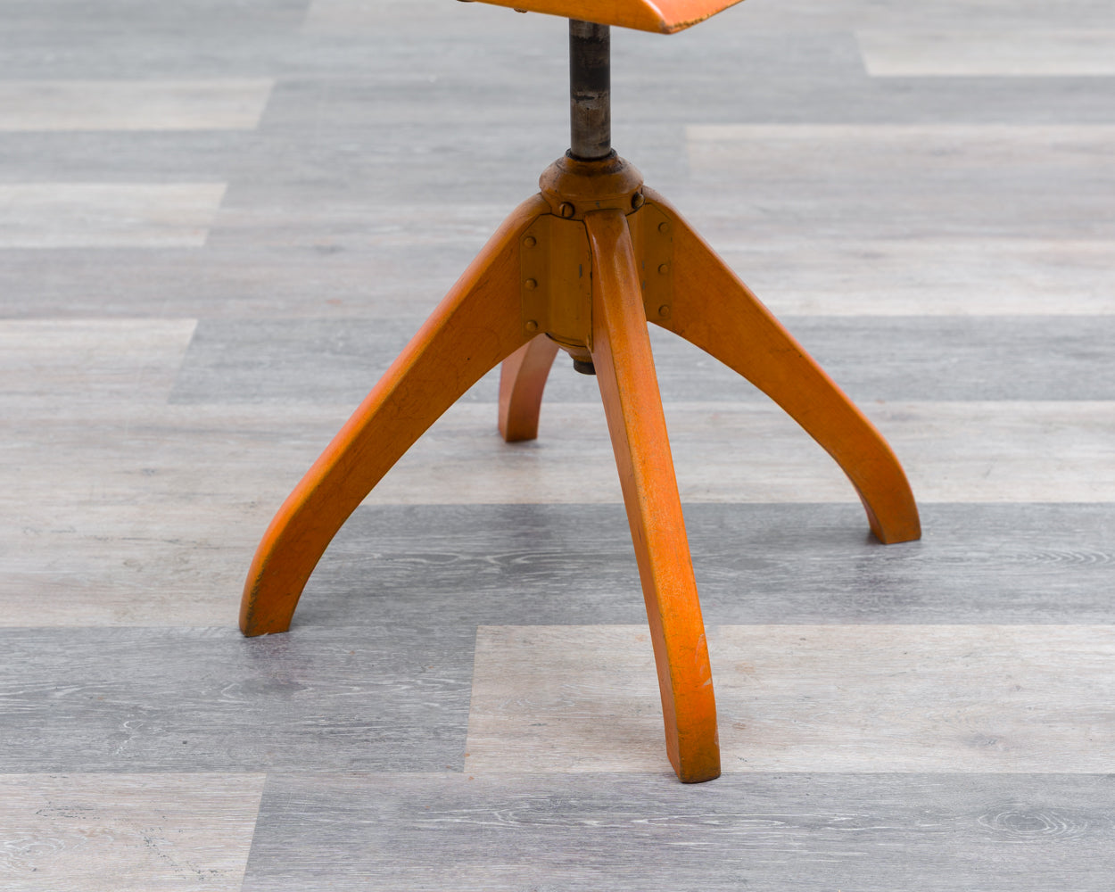 Chaise de bureau/chaise d'architecte au design industriel, fabricant Ama-Elastik, modèle 350