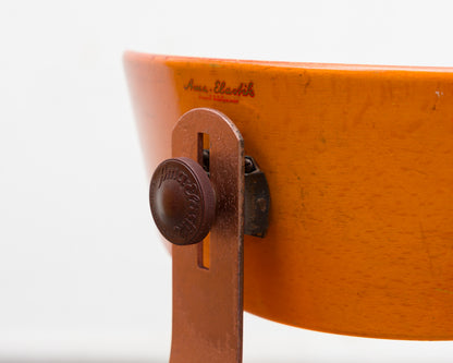 Chaise de bureau/chaise d'architecte au design industriel, fabricant Ama-Elastik, modèle 350