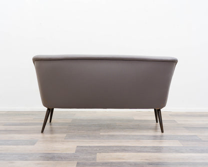 2.5-seater cocktail sofa, 1950s. Professionally restored