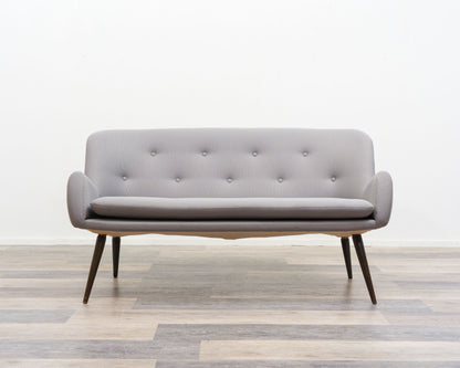 2.5-seater cocktail sofa, 1950s. Professionally restored