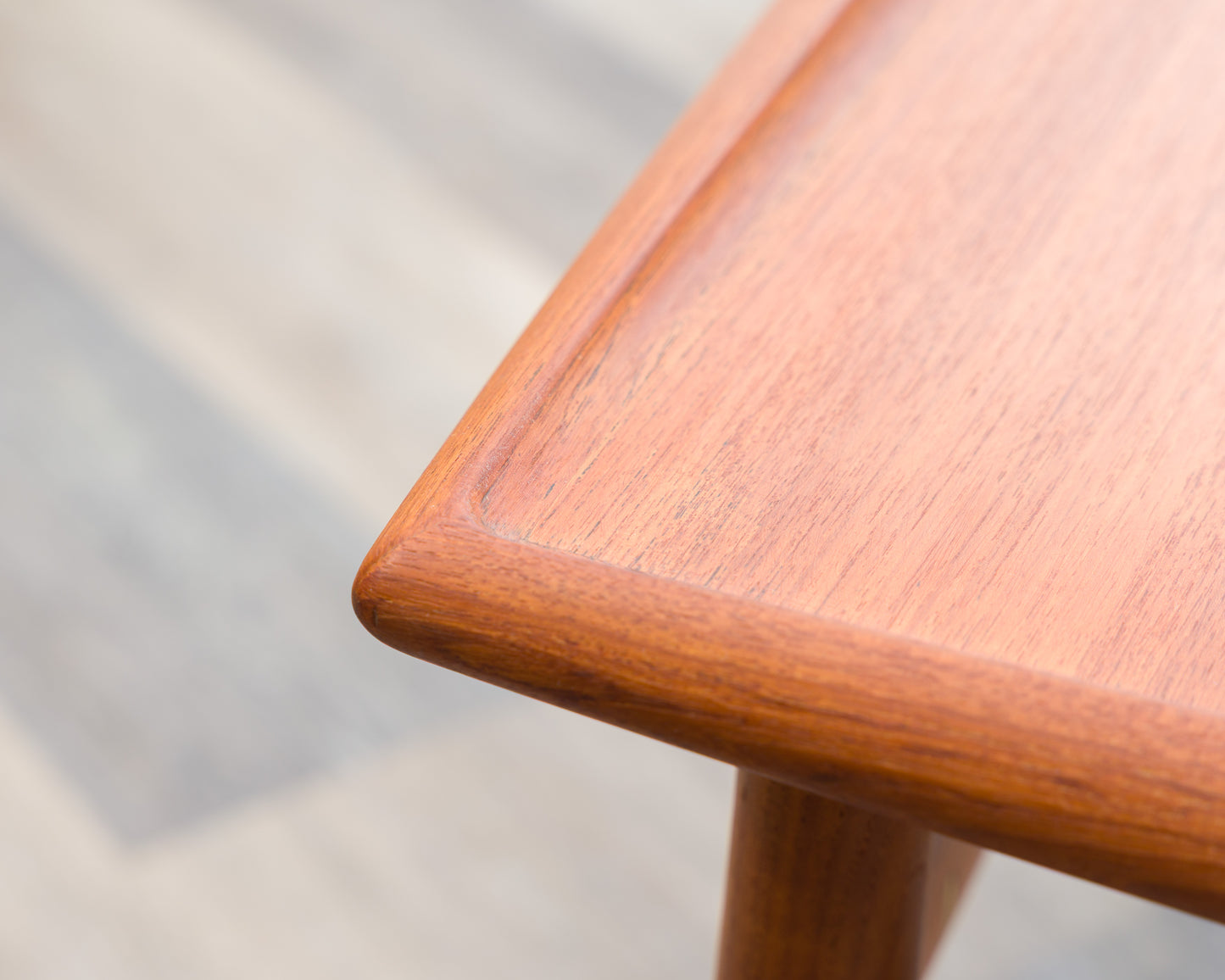 Dänischer Couchtisch Design, Grete Jalk, Teakholz 60er Jahre