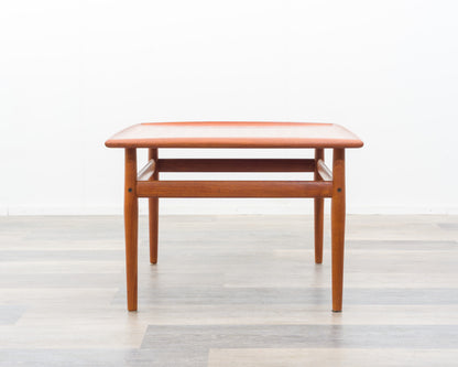 Dänischer Couchtisch Design, Grete Jalk, Teakholz 60er Jahre