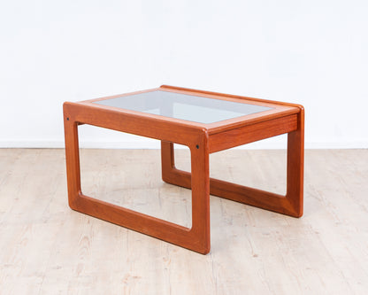 Dänischer Couchtisch aus Teakholz. Hersteller Komfort Dänemark. 70er Jahre