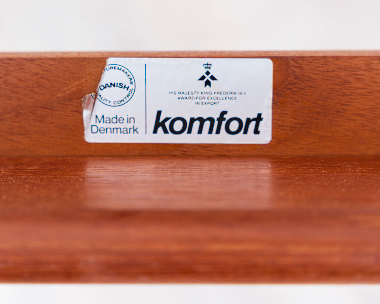 Dänischer Couchtisch aus Teakholz. Hersteller Komfort Dänemark. 70er Jahre