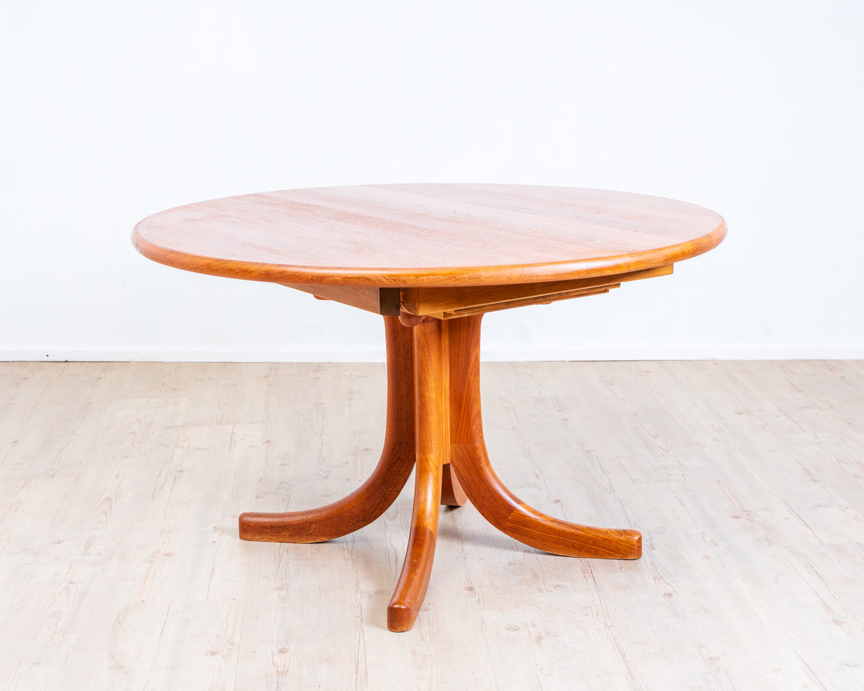 70s Dining Table in Solid Teak, Scandinavian Design