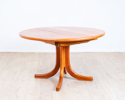 70s Dining Table in Solid Teak, Scandinavian Design