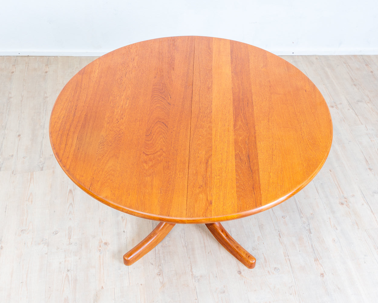 70s Dining Table in Solid Teak, Scandinavian Design
