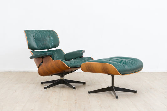 Herman Miller Eames Lounge Chair and Ottoman – Avocado Green