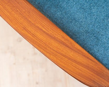 Easychair Lounge Chair Teak 60s Blue