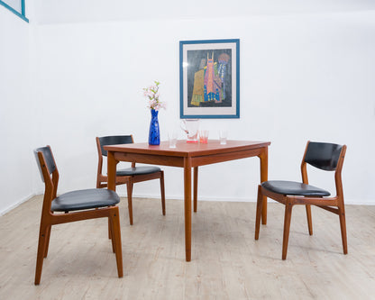 Teak dining table, Made in Denmark, by Glostrup, design Grete Jalk