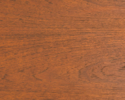 Grand buffet haut en teck avec portes cannelées, années 1960