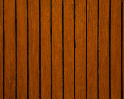 Teak highboard with fluted doors, 1960s
