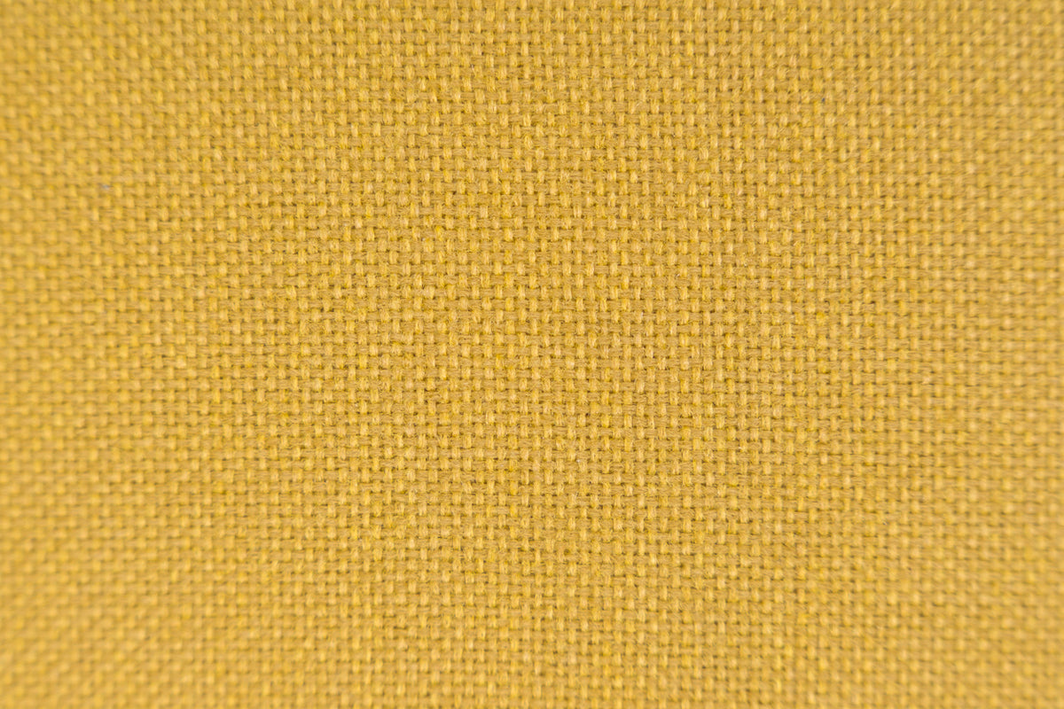 50er-Jahre Klappsofa im Streamline-Design – Hellgelb & Grau meliert