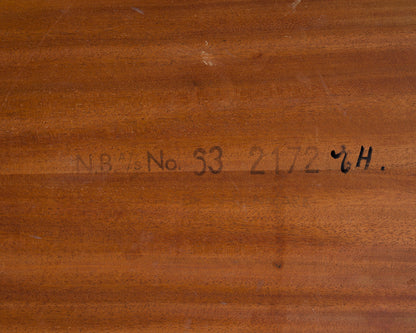 60s teak coffee table by Danish designer Nils Bach