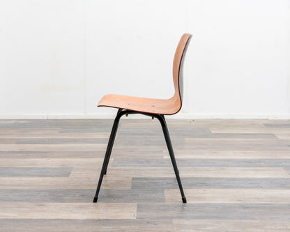 Ensemble de 6 chaises Pagholz au design bicolore, édition Pag Presswerke.