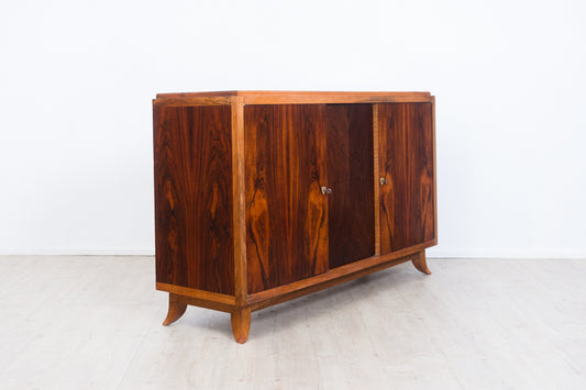 Highboard Art Déco en palissandre – années 1920/1930