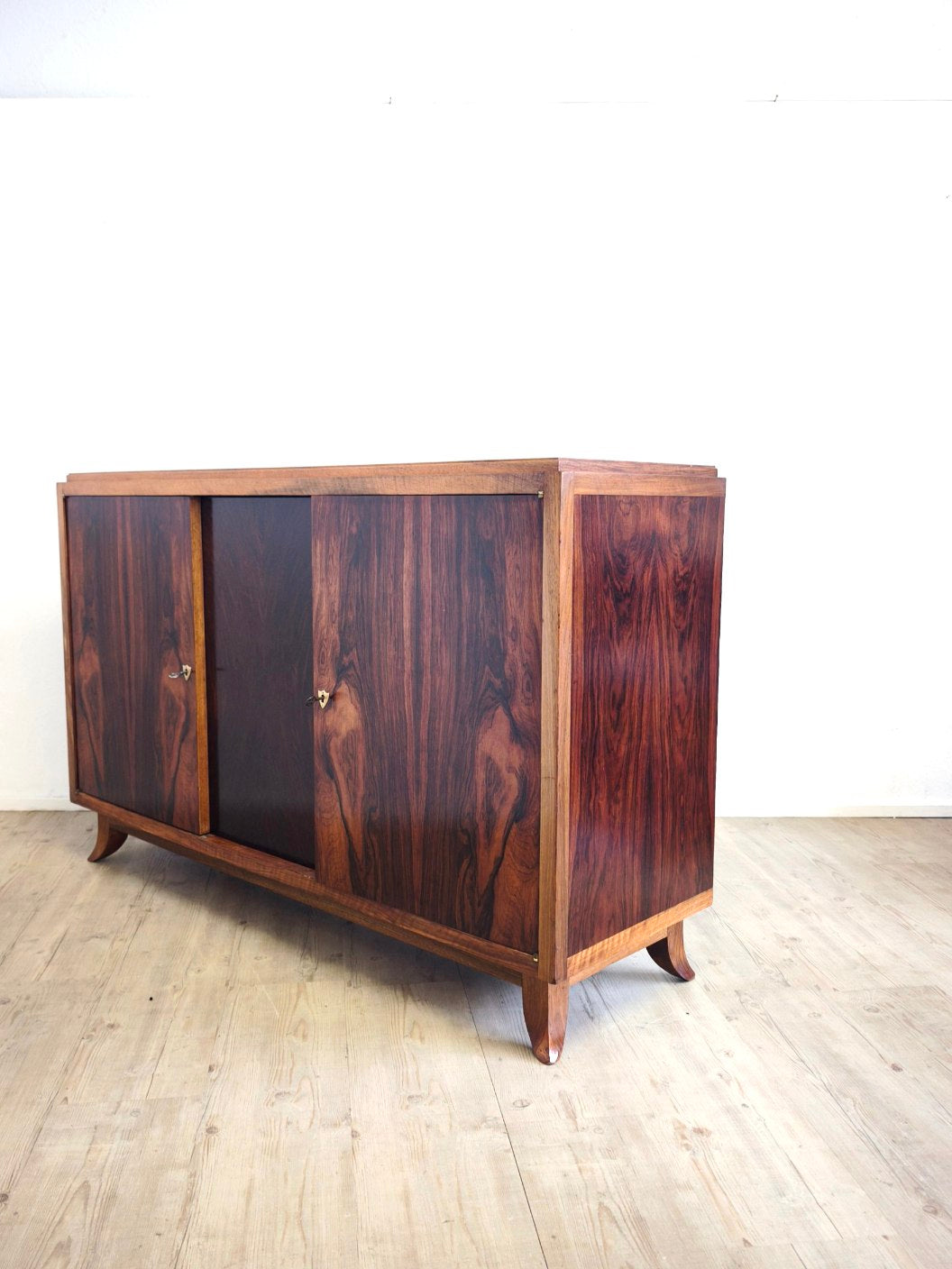 Art Deco Kommode/ Highboard 20er Jahre Palisander