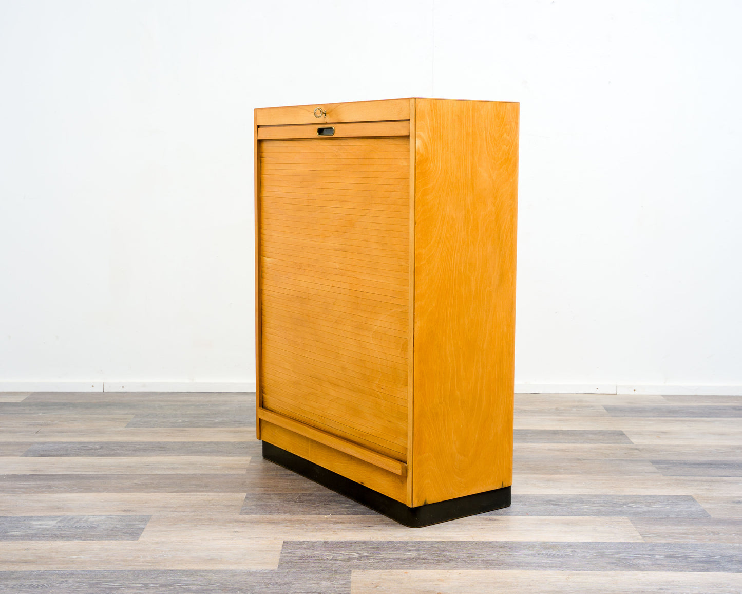 Roller shutter cabinet/filing cabinet, 1950s. Manufacturer: Ekawerk