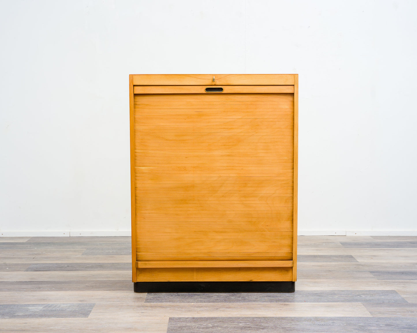 Roller shutter cabinet/filing cabinet, 1950s. Manufacturer: Ekawerk
