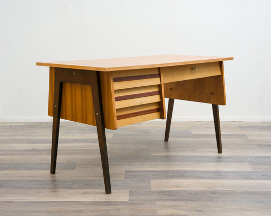 1950s desk with scissor legs