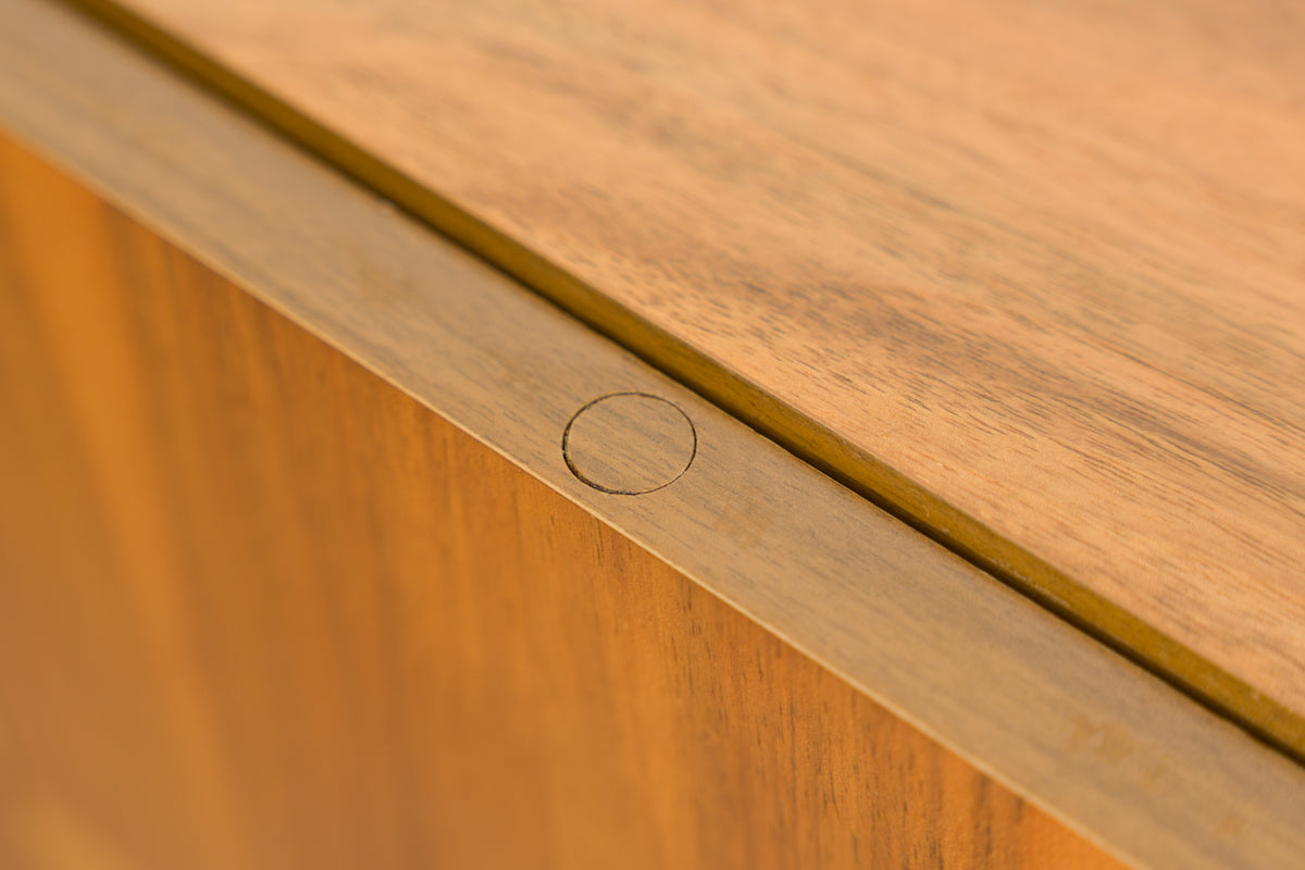XL mid-century walnut sideboard – 1960s, Sweden