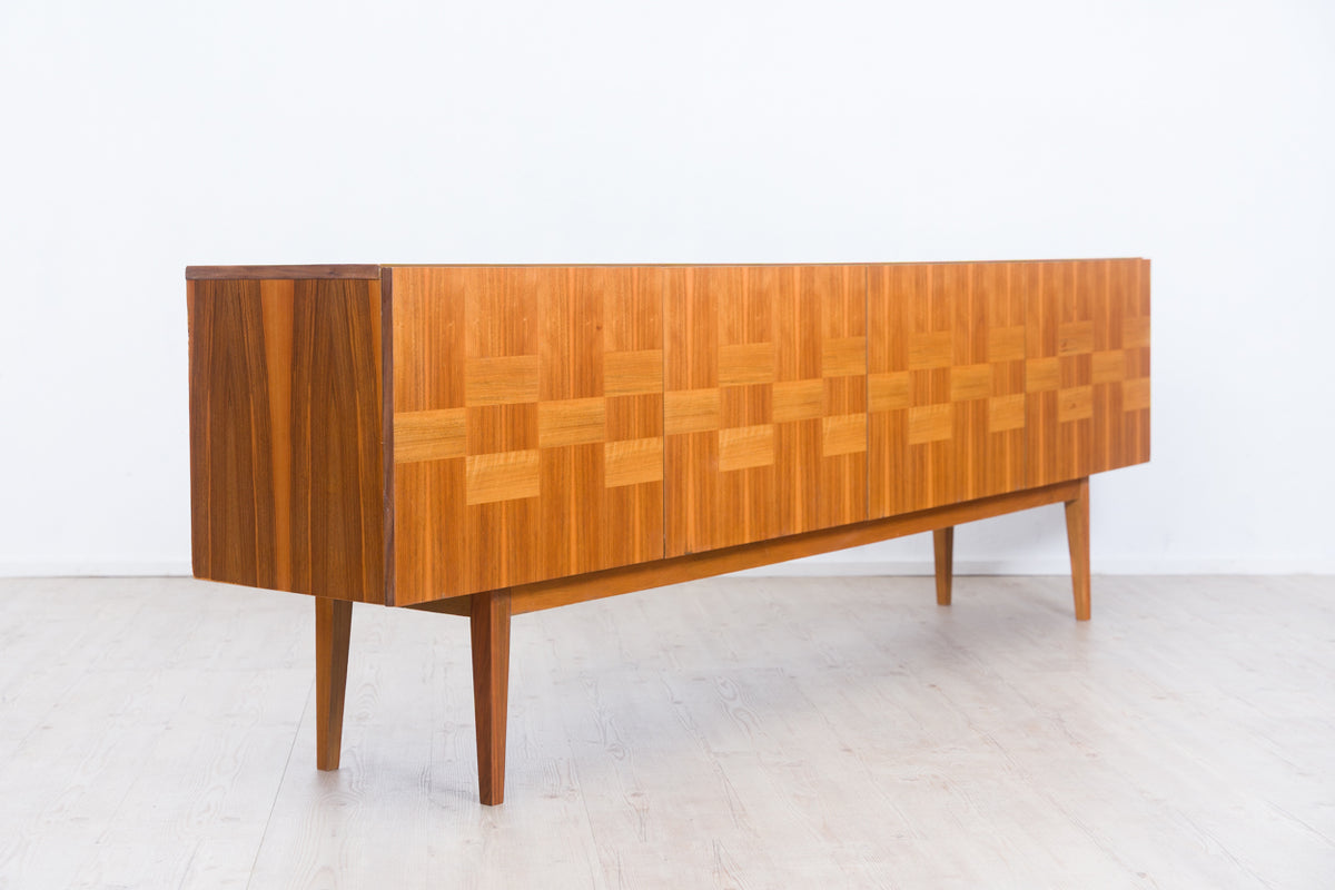XL mid-century walnut sideboard – 1960s, Sweden