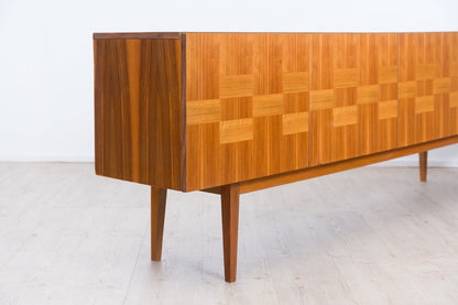 XL mid-century walnut sideboard – 1960s, Sweden
