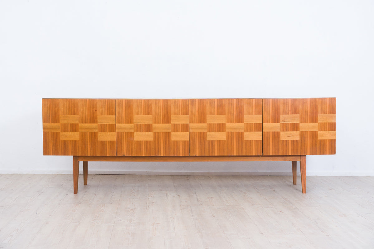 XL mid-century walnut sideboard – 1960s, Sweden