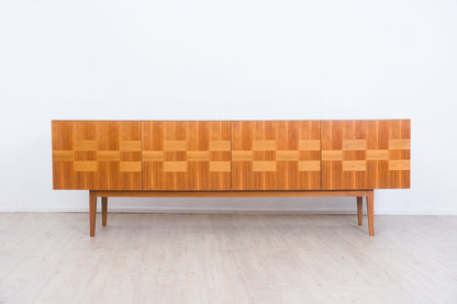XL mid-century walnut sideboard – 1960s, Sweden