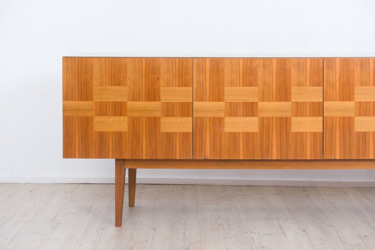 XL mid-century walnut sideboard – 1960s, Sweden