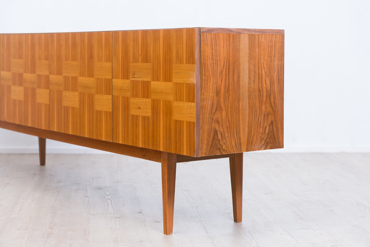 XL mid-century walnut sideboard – 1960s, Sweden