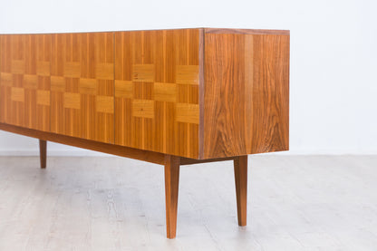 XL mid-century walnut sideboard – 1960s, Sweden
