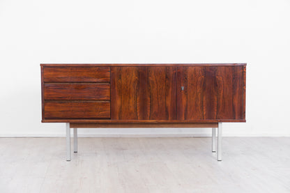 Sideboard aus den 70er-Jahren in Palisander, professionell restauriert