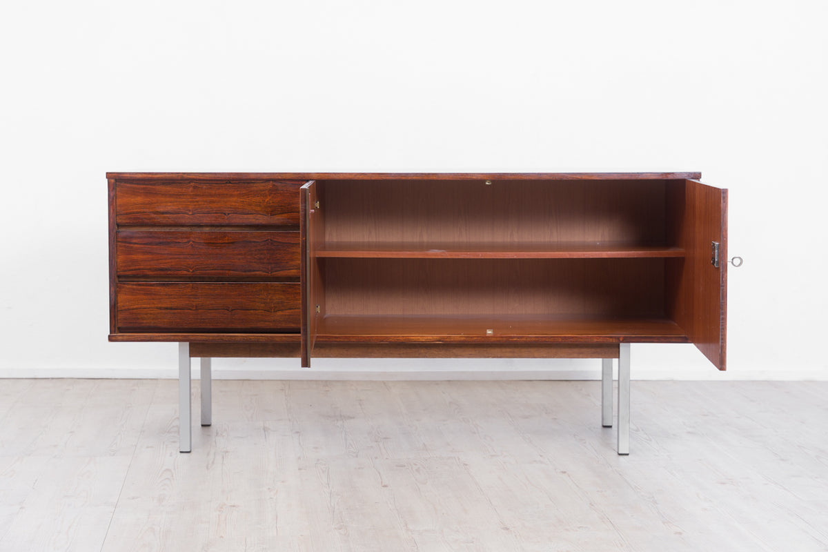Sideboard aus den 70er-Jahren in Palisander, professionell restauriert