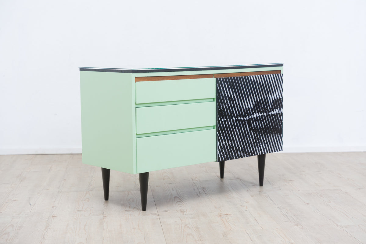 Sideboard “Woodcut in Space” – Dieter Zurnieden
