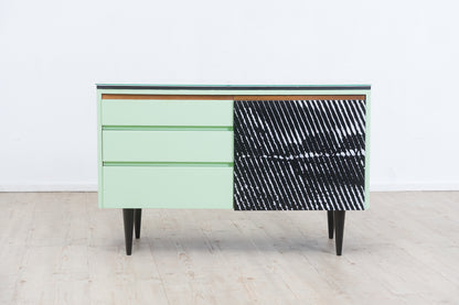 Sideboard “Woodcut in Space” – Dieter Zurnieden