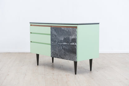 Sideboard “Woodcut in Space” – Dieter Zurnieden