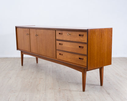 Teakholz Sideboard im Skandinavische Design, Hersteller Bartels